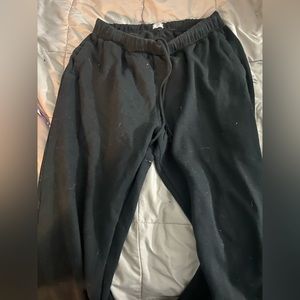 Cotton on sweatpants size m black